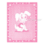 Kocyk dziecięcy bawełniany Doggy Artist 100x140 cm TM Yaroslav